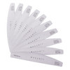 Makartt Nail File Professional Nail Files 100180 Grit Emery Boards for Nails 10 Pcs Zebra Doubled Sides Coarse Fingernai