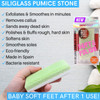 Onyx Professional 2 in 1 Pumice Stone 100 Siliglass Callus Remover for Feet Elbows Knees Dead Skin Heels Hands Foot File