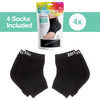ZenToes Moisturizing Socks for Cracked Heel Treatment Vitamin E Olive Oil and Jojoba Oil Infused Heel Socks Galentines D
