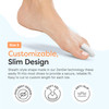ZenToes Gel Toe Caps Silicone Toe Protectors for Cushioning Nail Coverage Relief from Missing or Ingrown Toenails Corns