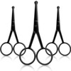 Mudder 3 Pieces Nose Hair Scissors Rounded Tip Scissors Facial Hair Trimming Stainless Steel Blunt Tip Trimmer for Eyebr