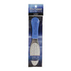 ForPro Pro Fusion Stainless Steel Pedi File Coarse DoubleSided Professional Quality Blue Handle Pedicure File for Heels