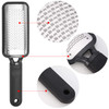 Foot Scrubber Foot Files Callus Remover Black Heel Grater Dead Skin Remover Stainless Steel Heel Scraper for Cracked Hee