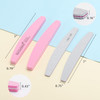 35 Count 100180 Grit Nail Files and Buffers Kit Reusable Sanding Buffing Blocks Sponge File Double Sides Emery Boards