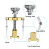 2 Pieces Ingrown Toenail Lifter Ingrown Toenail Tool Toe Clamp Stainless Steel Foot Care Tool for Paronychia Gold