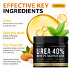 Adellina Urea Cream 40 Percent for Feet Maximum Strength Urea Foot Cream for Dry Cracked Heels Feet Knees Elbows 40 Urea