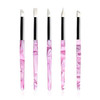 BQAN 5Pcs Nail Art Sculpture Pen Silicone Nail Art Brushes for Gel Acrylic Nails Foil Carving Drawing Shaping Nail Art T