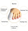 Hoogoo Big Toe Cap 10 Pcs Breathable Toe Protector Toe Cover Sleeves with Holes Provides Relief from Missing or Ingrown
