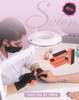 Maryton Nail Sanding Blocks 8080 Grit Nail Buffer Files for Acrylic Nails Kit Manicure Tool 10 PCS Black Orange