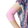 uxcell 1 Pair Elbow Gel Cover Moisturizing Sleeves Exfoliating Soften Dry Cracked Skin Pink
