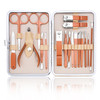 Professional Nail Care Kit 18Piece Manicure Set with Stainless Steel Ingrown Nail Toenail Cuticle Cutter Clipper Pedicur