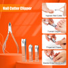 Professional Nail Care Kit 18Piece Manicure Set with Stainless Steel Ingrown Nail Toenail Cuticle Cutter Clipper Pedicur