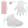 Segbeauty 200pcs Paraffin Wax Bath Liners Plastic Socks for Moisturizing Paraffin Baths Gloves for Hand Foot Covers Pedi