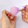 SILPECWEE 3Pcs Nail Art Brushes Nail Dust Brush Nail Cleaning Brush Blush Brush Makeup Brushes Nail Powder Brush Manicur