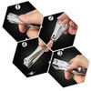 Nail Clippers for Thick NailsStainless Steel Nail Cutter with Catcher No Splash Nail Clippers with Nail File Sharp and D