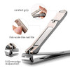 4 Pcs Manicure Set Pedicure Sets Nail Clipper Stainless Steel Professional Nail Cutter with Travel Case