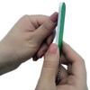 VOSAIDI 10 Pcs Professional Nail Files Nail tool Shining Blue and Green Mini Nail Colorful Files With Chain Double Sided