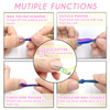 Cuticle Trimmer with Cuticle Pusher and Scissors Cuticle Remover Professional Durable Pedicure Manicure Tools Stainless