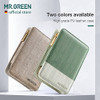 MRGREEN Manicure Sets Pedicure Kits Stainless Steel Nail Clipper Personal Care Tools with PU Leather Case Green