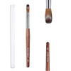 MODELONES Acrylic Nail Brush 100 Pure Kolinsky Hair Bristles Oval Crimped Shaped Sturdy Wooden Handle Acrylic Powder Nai