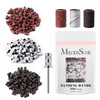 MelodySusie 300 Pcs Professional Sanding Bands with Mandrel for Nail Drill 80 Coarse 120 Medium 180 Fine Grit EFile Sand
