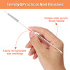TEOYALL Fine Liner Brush Nail Art Striping Brushes 5791120mm Thin Line Nail Brush Detail Drawing Brush Gel Nail Polish B