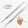 Zittop Ingrown Toenail File and Lifter Double Sided Professional Surgical GradeProfessional 55 Inch Ingrown Toe Nail Cle
