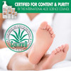 Miracle Foot Repair Cream 8 oz 2Pack Repairs Dry Cracked Heels and Feet 60 Pure UltraAloe Moisturizes Softens and Repair