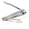 Luxxii 3 Pack Sharp Sturdy Nail Clippers Set with Nail File Toenail Fingernail Clippers Nail Cutter Clipper Gift Set for