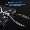 Cuticle Trimmer 34 Jaw Extremely Sharp Cuticle Nippers Scissors Stainless Steel Clippers Cutter Remover Pedicure Manicur