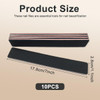10Pcs Professional Washable Thick Nail Files Emery Board 6060 Grit Black Nail Art Care Sanding Buffer Buffing Manicure P