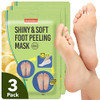 Purederm Shiny Soft Foot Peeling Mask 3 pack For smooth and moist baby skin with Exfoliating peel off Calluses Dry Skin