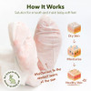 Purederm Shiny Soft Foot Peeling Mask 3 pack For smooth and moist baby skin with Exfoliating peel off Calluses Dry Skin