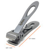 KOHM Nail Clippers for Thick Nails Heavy Duty Wide Mouth Professional Fingernail and Toenail Clippers for Men Women Seni