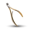 Rui Smiths Professional Cuticle Nippers GoldPlated Carbon Steel French Handle Double Spring 6mm Jaw Full Jaw