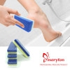 Maryton Foot Pumice Stone for Feet Hard Skin Callus Remover and Scrubber Pack of 4 Yellow