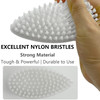 GKETN Hand and Nail Brush for Cleaning Fingernails Fingers Nylon Firm Stiff Bristles Heavy Duty Scrub Clean Brushes for