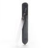 GERMANIKURE Czech Crystal Glass Nail File in Suede Leather Case More Glitter Less Bitter Professional Manicure Pedicure