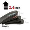 footinsole Air up Height Increase Elevator Shoe Insoles Heels Inserts for Men and Women 2 Layers 2 UP