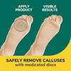 Dr Scholls Extra Thick Callus Remover 4ct Helps Soften Hard Calluses and Cushions for AllDay Pain Relief