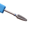 MZCMSL Silver Medium Carbide Nail BitLarge Cone Carbide Bit for Acrylic Nails or Gel PolishProfessional 332 Shank efile