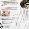 3 Swords Germany brand quality 10 piece manicure pedicure grooming kit set for professional finger toe nail care scissor