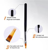 WOKOTO Black Wood Handle Ombre Brush Gel Acrylic Nail Brush Manicure Tools For Gradient UV Gel Nail