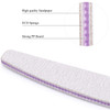 25 Pcs Nail Files 100150 Grit Double Sided Washable Emery Board for Acrylic Nails Gel Natural Nails