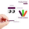 VIOCIWUO Mini Nail File Bulk 300 Pcs180 Grit Disposable Colorful Nail Files Emery Boards Home or Professional Manicure T