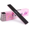 PANA Jumbo DoubleSided Emery Nail File for Manicure Pedicure Natural and Acrylic Nails Black Grit 8080 50 Piece Pack