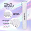 PANA Jumbo DoubleSided Emery Nail File for Manicure Pedicure Natural and Acrylic Nails Zebra Grit 100100 50 Piece Pack