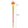 SILPECWEE 1Pc DoubleHead Acrylic Nail Art Brushes UV Gel Nail Gradient Shading Pen Nail Remove Dust Powder Brush Manicur