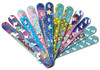 Creanoso Unicorn Emery Board 24Pack Handy Nail Accessories For Manicure Pedicure Keep Your Fingernails and Toenails in T