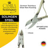 Camila Solingen CS12 Professional 4 Fingernail Toenail NipperClipperCutter for ManicurePedicure Heavy Duty Precision Sup